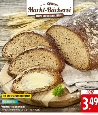 Edeka Markt-bäckerei meister-roggenlaib Angebot