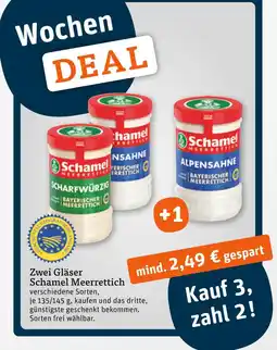 tegut Schamel scharfwürzig bayerischer meerrettich Angebot