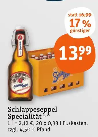 tegut Schlappeseppel specialität Angebot