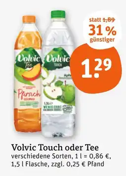 tegut Volvic touch Angebot