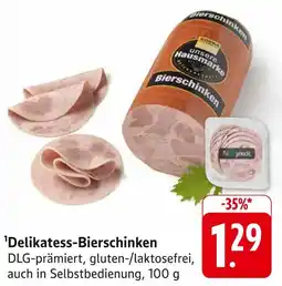 Edeka Delikatess-bierschinken Angebot