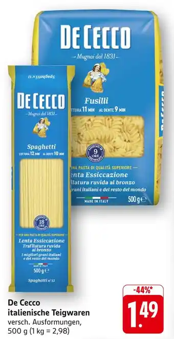 Edeka De cecco spaghetti Angebot