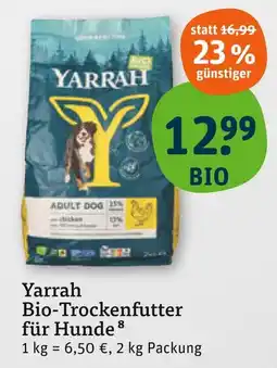 tegut Yarrah bio-trockenfutter für hunde Angebot
