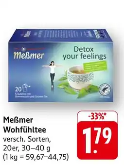 Edeka Meßmer wohlfühltee Angebot