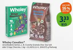 tegut Wholey crunchy granola Angebot