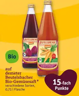tegut Demeter beutelsbacher bio-gemüsesaft Angebot