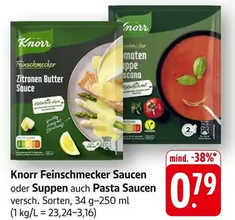 Edeka Knorr feinschmecker zitronen butter sauce Angebot