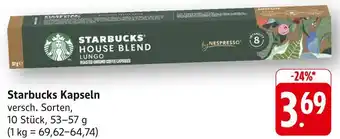 Edeka Starbucks house blend lungo Angebot