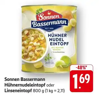 Edeka Sonnen bassermann hühnernudeleintopf Angebot