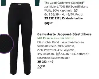 Tchibo Gemusterte jacquard-stretchhose Angebot