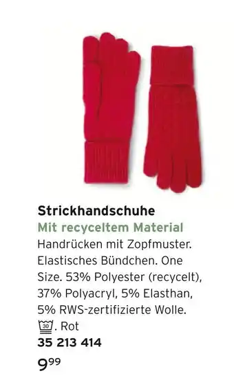 Tchibo Strickhandschuhe Angebot