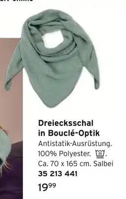 Tchibo Dreiecksschal in bouclé-optik Angebot