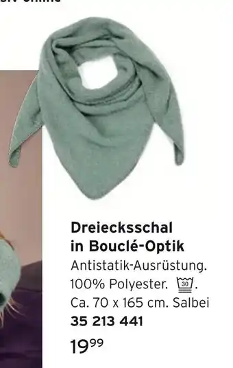 Tchibo Dreiecksschal in bouclé-optik Angebot