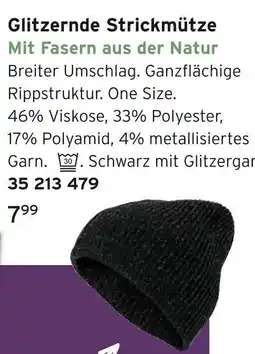 Tchibo Glitzernde strickmütze Angebot