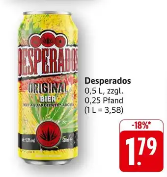 Edeka Desperados original Angebot