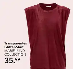 Peek & Cloppenburg Hamburg Marie lund transparentes glitzer-shirt Angebot