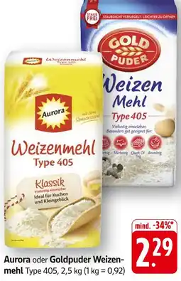 Edeka Aurora weizenmehl type 405 Angebot