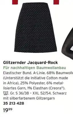 Tchibo Glitzernder jacquard-rock Angebot