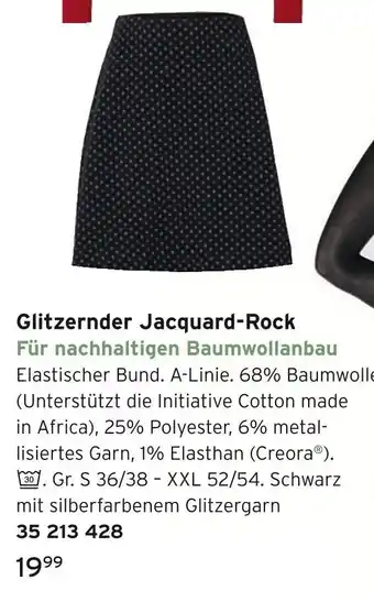 Tchibo Glitzernder jacquard-rock Angebot