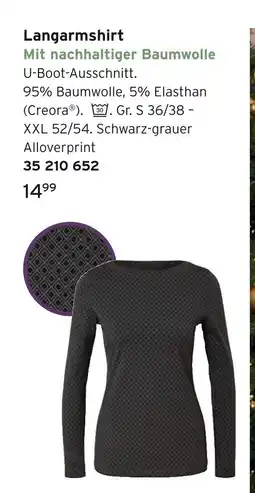 Tchibo Langarmshirt Angebot