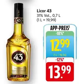 Edeka Licor 43 licor 43 Angebot