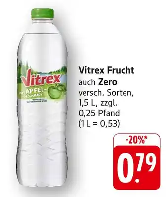Edeka Vitrex frucht mit apfel geschmack Angebot