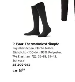 Tchibo 2 paar thermokniestrümpfe Angebot