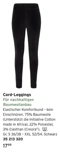 Tchibo Cord-leggings Angebot