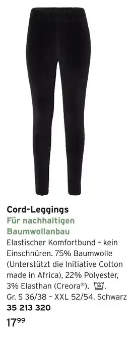 Tchibo Cord-leggings Angebot