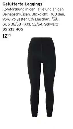 Tchibo Gefütterte leggings Angebot