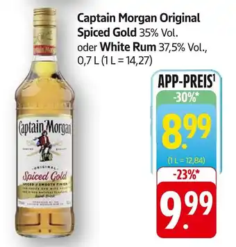 Edeka Captain morgan original spiced gold Angebot