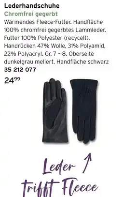 Tchibo Lederhandschuhe Angebot