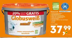 Globus Baumarkt Globusweiß Angebot