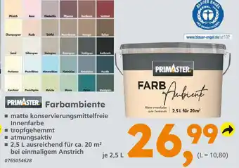 Globus Baumarkt Primaster farbambiente Angebot
