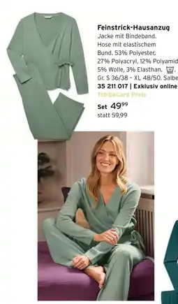 Tchibo Feinstrick-hausanzug Angebot