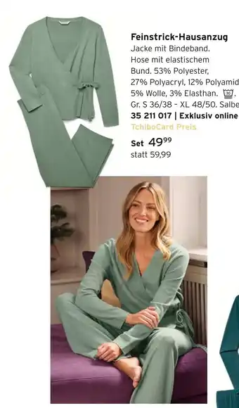 Tchibo Feinstrick-hausanzug Angebot
