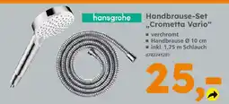 Globus Baumarkt Hansgrohe handbrause-set crometta vario Angebot