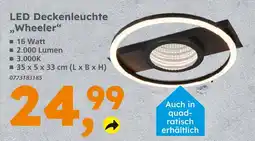 Globus Baumarkt Led deckenleuchte wheeler Angebot