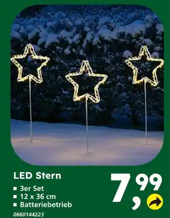 Globus Baumarkt Led stern Angebot