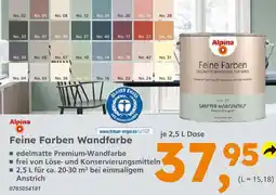 Globus Baumarkt Alpina feine farben wandfarbe Angebot
