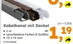 Globus Baumarkt Kabelkanal mit deckel Angebot
