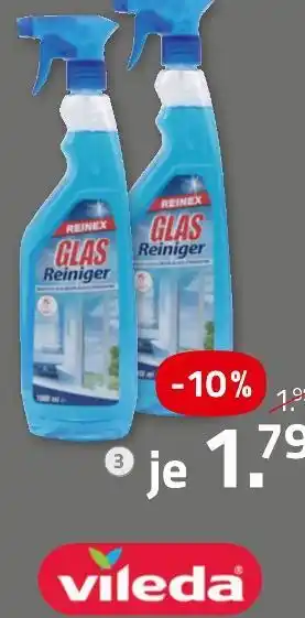 ROLLER Reinex glasreiniger Angebot