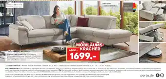 porta Systempolster ecksofa mit funktion Angebot