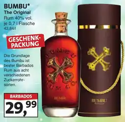 Lösch Depot BUMBU The Original Rum Angebot