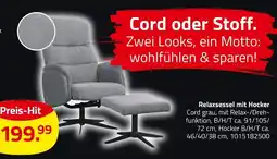 ROLLER Relaxsessel mit hocker Angebot