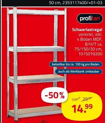 ROLLER Profitan schwerlastregal Angebot