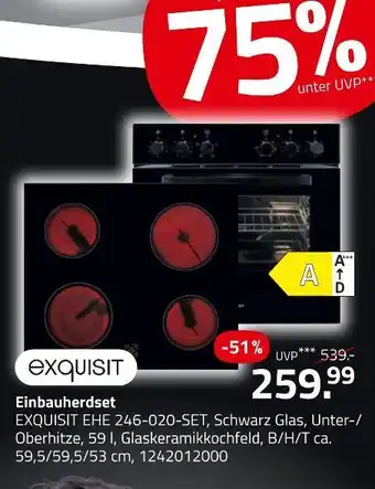 ROLLER Exquisit einbauherdset Angebot