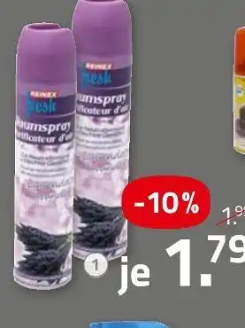 ROLLER Reinex raumspray lemon Angebot