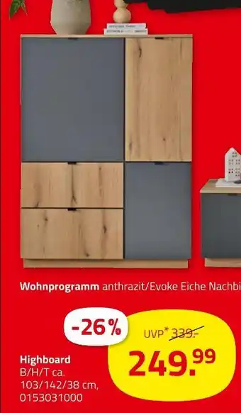 ROLLER Highboard Angebot