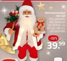 ROLLER Weihnachtsmann mit led Angebot